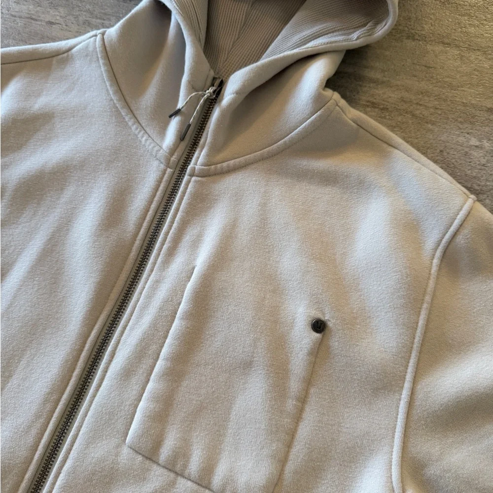 Vuori Men's Seaside Full Zip Salt Hoodie Size Medium - Picture 2 of 6